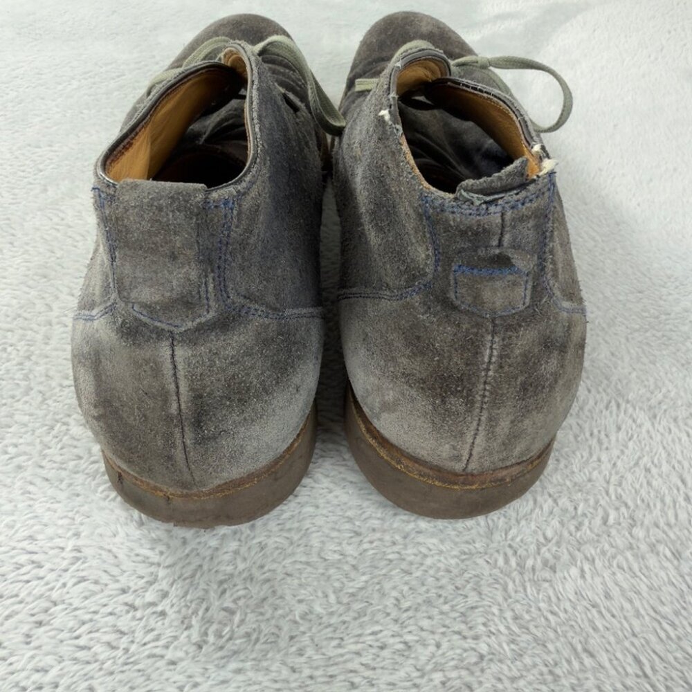 Isaia Napoli Men Sz 8.5 US/7.5 UK/41.5 EU Grey Suede Ankle Boots Made Italy - Picture 8 of 14